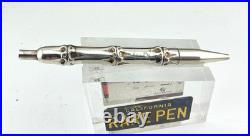 Vintage LOUIS TAMIS Sterling Silver BAMBOO Ballpoint Pen MINT or Unused