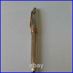 Vintage MONTBLANC 75th Anniversary Model Fountain Pen Meisterstück Silver 925