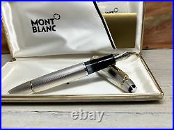 Vintage MONTBLANC Meisterstuck Solitaire Barley Sterling Silver 146 Fountain Pen