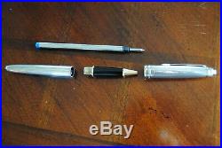 Vintage Montblanc Meisterstuck Solitaire Sterling Silver Rollerball Pen 925