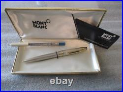 Vintage Montblanc Meistersuck Solitaire Ballpoint Pen Sterling Silver Germany