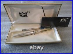 Vintage Montblanc Meistersuck Solitaire Ballpoint Pen Sterling Silver Germany