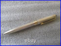 Vintage Montblanc Meistersuck Solitaire Ballpoint Pen Sterling Silver Germany