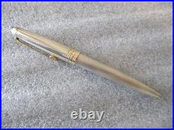 Vintage Montblanc Meistersuck Solitaire Ballpoint Pen Sterling Silver Germany