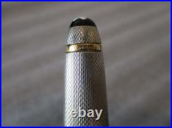 Vintage Montblanc Meistersuck Solitaire Ballpoint Pen Sterling Silver Germany