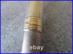 Vintage Montblanc Meistersuck Solitaire Ballpoint Pen Sterling Silver Germany