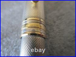 Vintage Montblanc Meistersuck Solitaire Ballpoint Pen Sterling Silver Germany