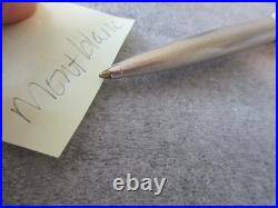 Vintage Montblanc Meistersuck Solitaire Ballpoint Pen Sterling Silver Germany