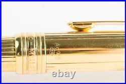 Vintage Montblanc Solitaire 925 STERLING Silver VERMEIL164 Pen PIN STRIPED