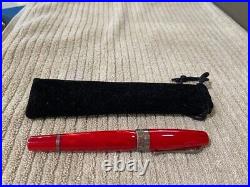 Vintage Montegrappa 1912 Roller Ball Pen Sterling Silver Good Condition