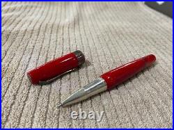 Vintage Montegrappa 1912 Roller Ball Pen Sterling Silver Good Condition