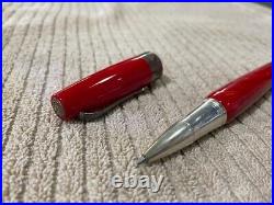 Vintage Montegrappa 1912 Roller Ball Pen Sterling Silver Good Condition