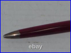 Vintage Montegrappa 925 Sterling & Red Swirl Celluloid Ballpoint Mechanical Pen