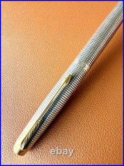 Vintage PARKER 75 Sterling Silver Fountain Pen -Extra Fine Nib Perfection
