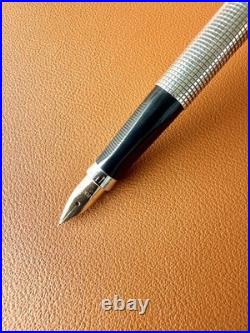 Vintage PARKER 75 Sterling Silver Fountain Pen -Extra Fine Nib Perfection