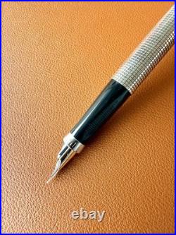 Vintage PARKER 75 Sterling Silver Fountain Pen -Extra Fine Nib Perfection