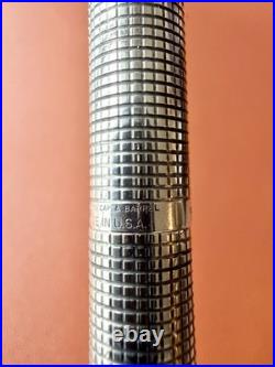 Vintage PARKER 75 Sterling Silver Fountain Pen -Extra Fine Nib Perfection
