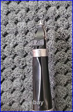 Vintage Parker 75 Cisele Sterling Silver Fountain Pen Flat Top 14K Nib XF USA
