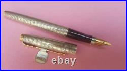 Vintage Parker 75 First Year Sterling Silver Fountain Pen NOS! (Rare)