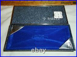 Vintage Parker 75 Sterling Silver Ballpoint Pen unused in Box