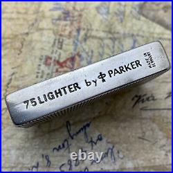 Vintage Parker 75 Sterling Silver Cisele Lighter 935 Germany