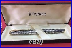 Vintage Parker 75 Sterling Silver Fountain Pen Box ##