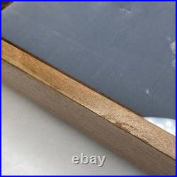 Vintage Parker 75 Sterling Silver Pen Wood/Glass Store Display Case withKey Rare