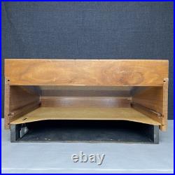 Vintage Parker 75 Sterling Silver Pen Wood/Glass Store Display Case withKey Rare