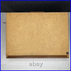 Vintage Parker 75 Sterling Silver Pen Wood/Glass Store Display Case withKey Rare