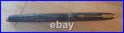 Vintage Parker Cisele Sterling Silver 14K Nib Fountain Pen Collectible Rare