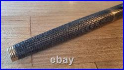 Vintage Parker Cisele Sterling Silver 14K Nib Fountain Pen Collectible Rare