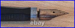 Vintage Parker Cisele Sterling Silver 14K Nib Fountain Pen Collectible Rare