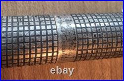 Vintage Parker Cisele Sterling Silver 14K Nib Fountain Pen Collectible Rare