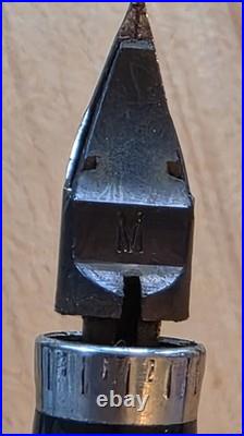 Vintage Parker Cisele Sterling Silver 14K Nib Fountain Pen Collectible Rare