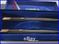 Vintage Parker Sterling Silver 75 Pen and Pencil Set