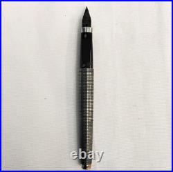 Vintage Parker Sterling Silver Fountain Pen 14K Gold Nib Made in USA #J6022