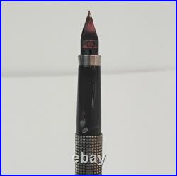 Vintage Parker Sterling Silver Fountain Pen 14K Gold Nib Made in USA #J6022