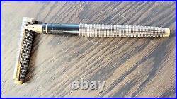 Vintage Parker Sterling Silver Fountain Pen 18K 750 Nib MD 925 Cisele France