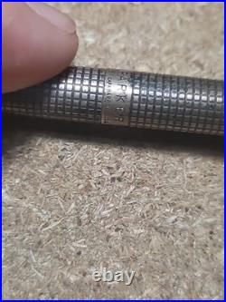 Vintage Parker Sterling Silver Pen Cap & Barrel USA Made