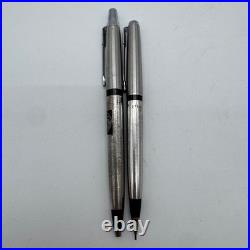 Vintage Parker Sterling Silver Pen and Pencil Set Made in USA Mountain R Logo