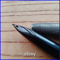 Vintage Pilot Elite Sterling Silver Fountain Pen Nib 18k Used Made in Japan