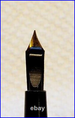 Vintage STERLING Filagree FOUNTAIN PEN Tarnished With Nib 14KT GOLD
