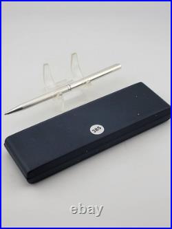 Vintage S. T. DUPONT PARIS Fine CLASSIC 925 Sterling Silver Ballpoint Pen