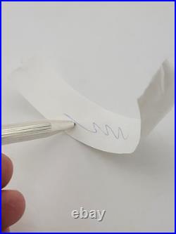 Vintage S. T. DUPONT PARIS Fine CLASSIC 925 Sterling Silver Ballpoint Pen