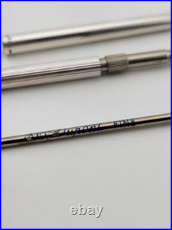 Vintage S. T. DUPONT PARIS Fine CLASSIC 925 Sterling Silver Ballpoint Pen