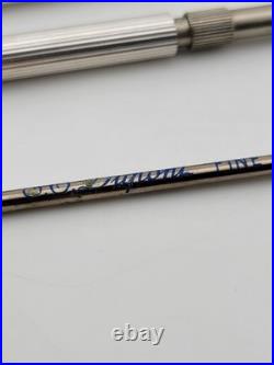 Vintage S. T. DUPONT PARIS Fine CLASSIC 925 Sterling Silver Ballpoint Pen