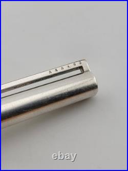 Vintage S. T. DUPONT PARIS Fine CLASSIC 925 Sterling Silver Ballpoint Pen