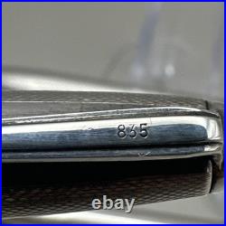 Vintage Set of 2 Sterling Silver Fountain Ballpoint Pens 14K Nib Collectible