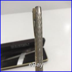 Vintage Sheaffer Ballpoint Pen Pair Sterling Silver Body Australian
