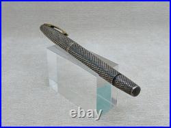 Vintage Sheaffer Imperial Sterling Silver Fountain Pen Gold 14K-585 Nib